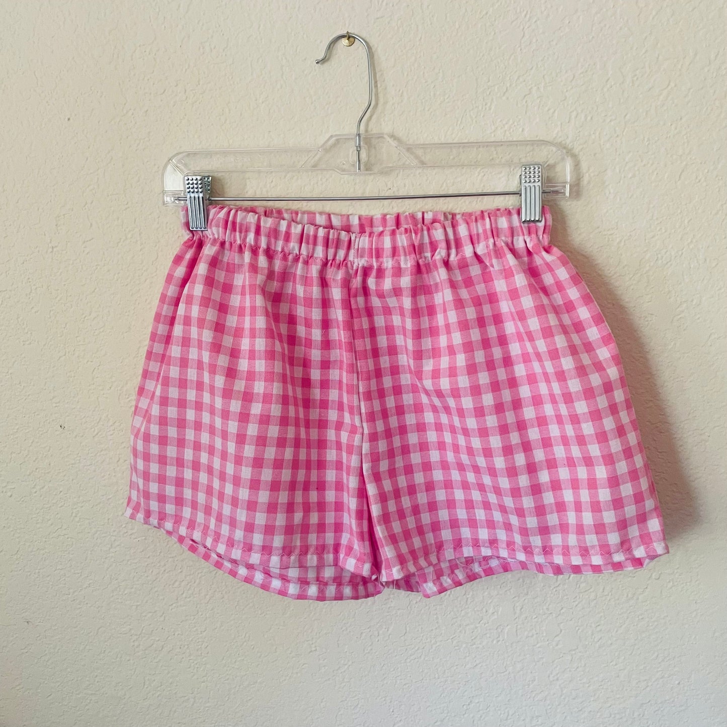 Gingham Cotton Shorts