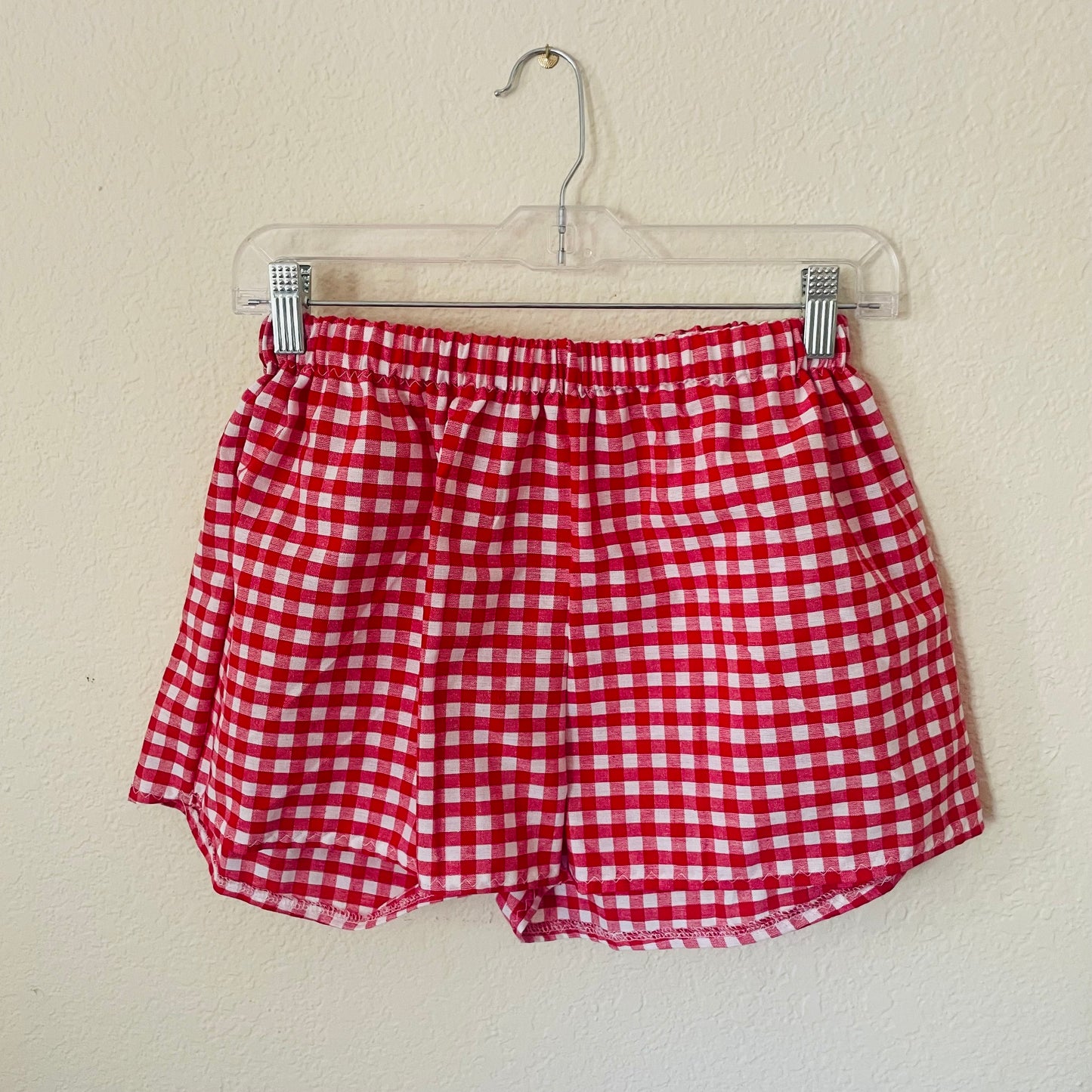 Gingham Cotton Shorts