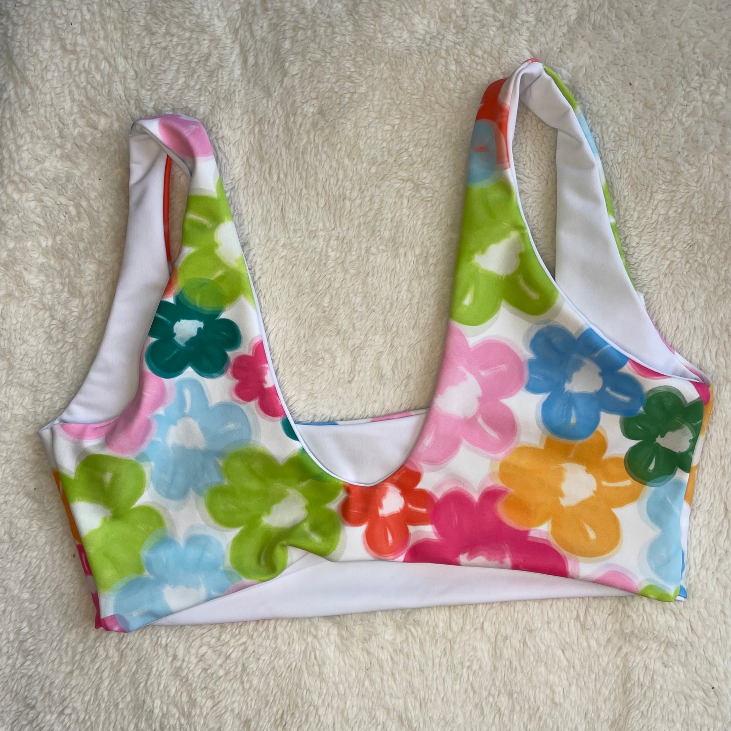 Pastel floral Heidi top