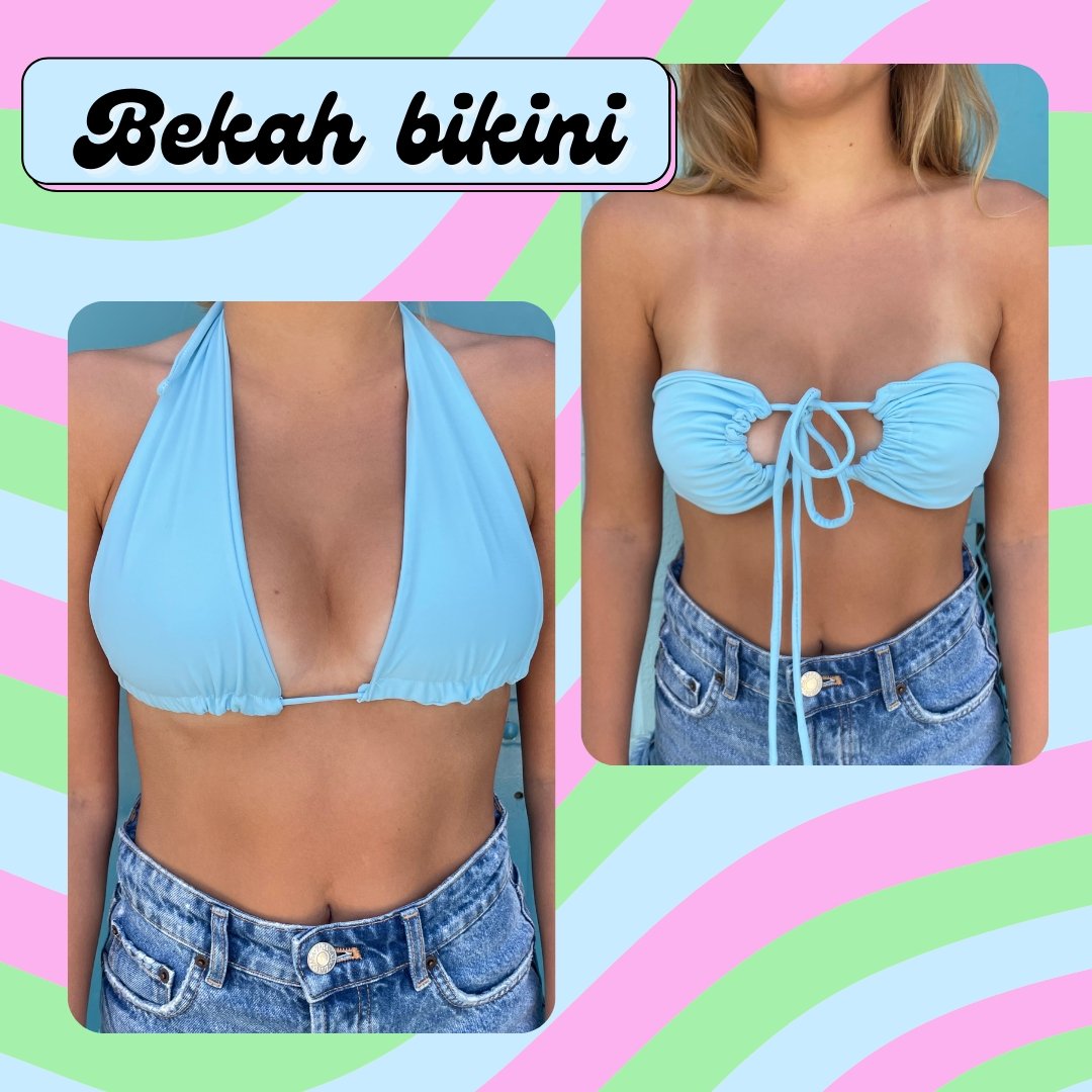 One bikini worn seven ways! Bekah bikini top | shoplmk