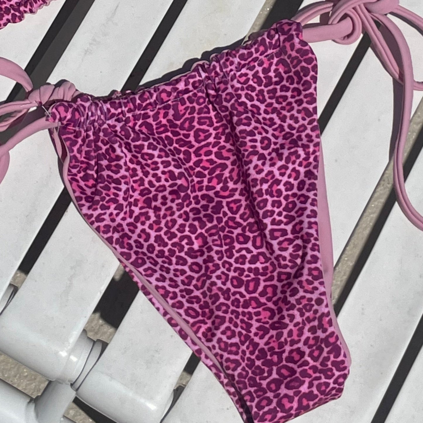 Pink Cheetah Amy Bikini Bottoms